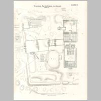 Karnak, Khonsu Temple, plan Lepsius-Projekt Sachsen-Anhalt, Denkmaeler aus Aegypten und Aethiopien nach den Zeichnungen der von Seiner Majestaet dem Koenige von Preussen, Friedrich Wilhelm IV., (Wikipedia).jpg